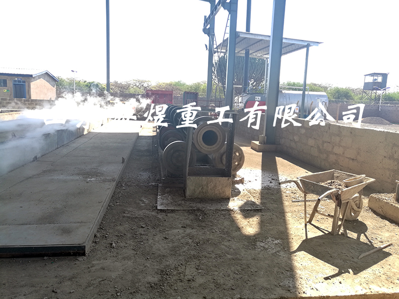 中國(guó)路橋肯尼亞電桿生產(chǎn)線